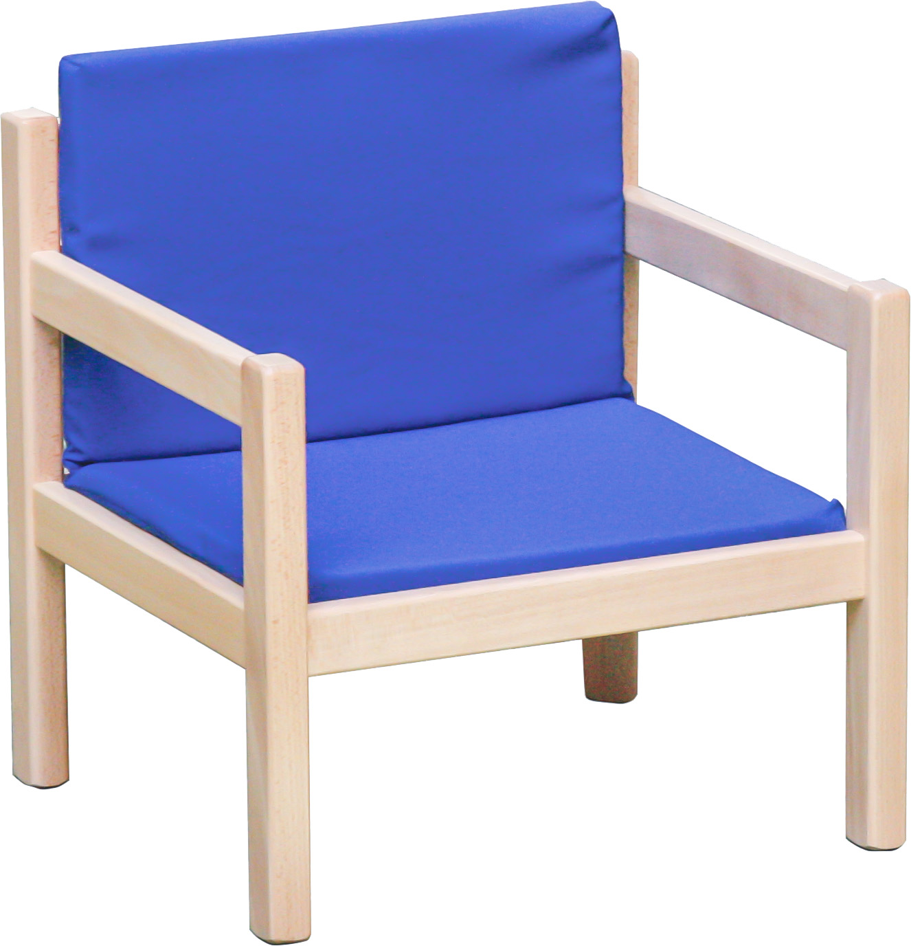 Lili fotel - kék szivaccsal - gyerekeknek